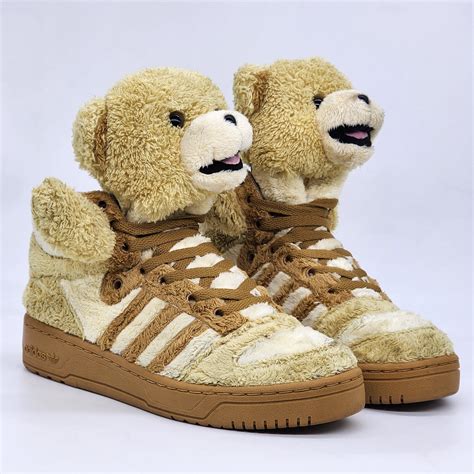 adidas teddy schuhe|adidas JS Bear Jeremy Scott Teddy Bear (Brown) Men's.